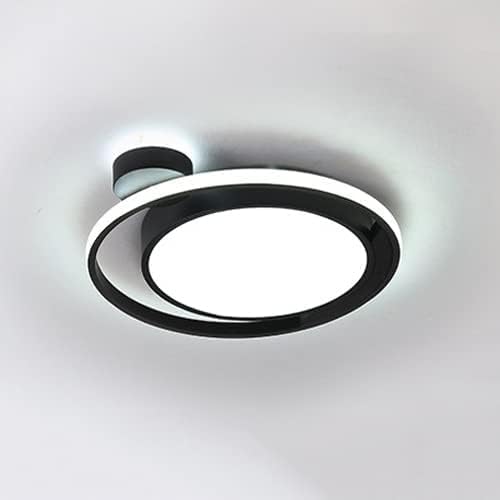 Prolux LED Flush Mount Ceiling Light Modern Minimalist Round Lamp Surface Mount Flat Panel Light Tri-Color Dimming Indoor Fixture Suitable for Kitchen Office Farmhouse - 38cm