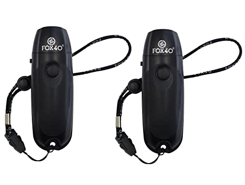 Silbato electrónico Fox 40 3 tonos 9V pack de 2 miniatura 1