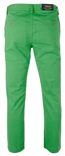 POLO RALPH LAUREN Men's Stretch Slim Fit Chino Pants Grn 33WX30L Green2