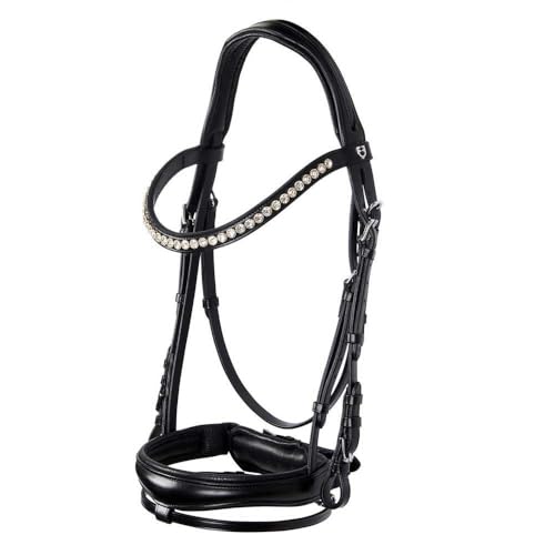 EQUESTRO BRIGLIA CRANK SIN REDINI, FULL, Negro , 1