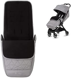 Silver Cross Clic stroller, compact and portable cabin APPROVED one-second fold baby to toddler light weight pushchair  Black