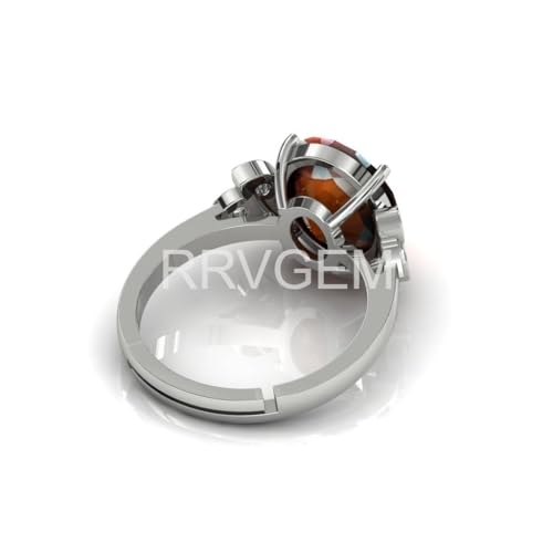 Bague onyx naturel et pierre hessonite pour sublimer vos tenues du soir - 3