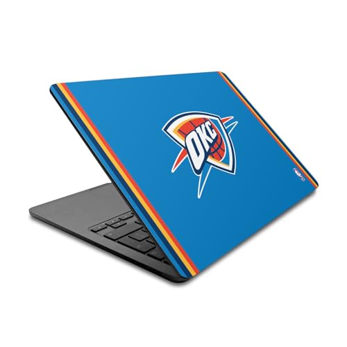 Autocollant MacBook Air 13.6 protection vinyle bleu logo Oklahoma City Thunder A2681 A3113 A3240