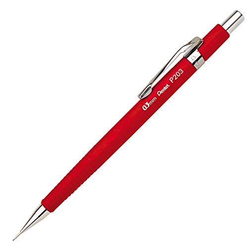 Pentel Lapiseira P200 Vermelho Vivo 0.3mm P203-FRPB