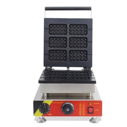 1500W Waffelmaschine Doppelseitig Erhitzt Belgisches Waffelautomat Edelstahl Waffeleisen Mit Temperaturregelung Waffelhersteller Maschine Antihaftbeschichtete Platten Für Waffeln, Paninis, Rösti – Bild 4