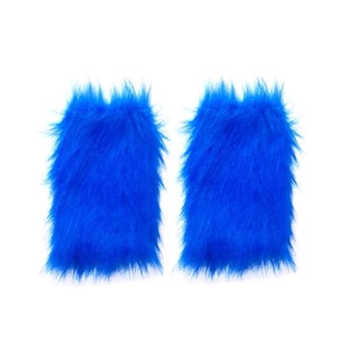 MBMSHEGH Kid Girl Faux Fur Leg Warmers Solid Color Soft Cozy Fuzzy Boot Cuff Cover Party Costumes Winter Clothes