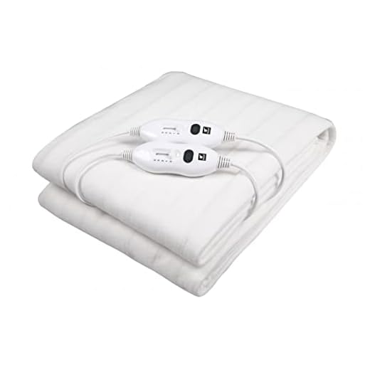 Manta eléctrica/Calentadora de cama, dimensiones: 160x140cm lavable. 2 Ajustes de temperatura. 2 controles regulables. Potencia: 2x60W. THULOS TH-EB400