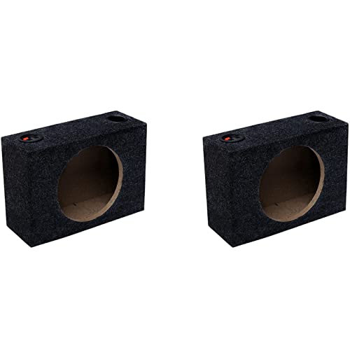 Trjgtas 2 scatole per altoparlanti universali sigillate da 8 pollici singole per altoparlanti per scatole subwoofer per musica