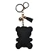 Popfizzy Teddy Bear Keychain for Girls, Bling Purse Charm, Rhinestone Backpack Keyring, Cute Key Fob, Crystal Bag Charm