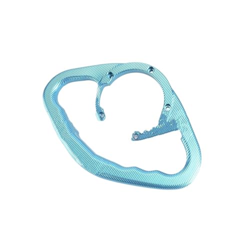 Poignées de passager pour moto Cfmoto 675NK bleu en alu CNC
