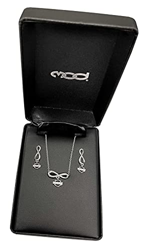 Harley-Davidson Women's Bling Infinity Necklace & Earrings Gift Set Hds0009-18 #TOP2