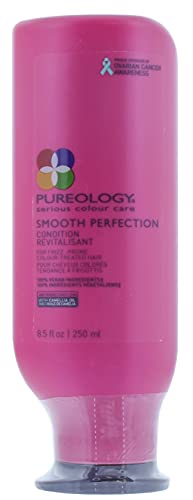 Pureology Smooth Perfection Conditioner | For Frizz-Prone, Color Treated Hair | Sulfate-Free | Vegan