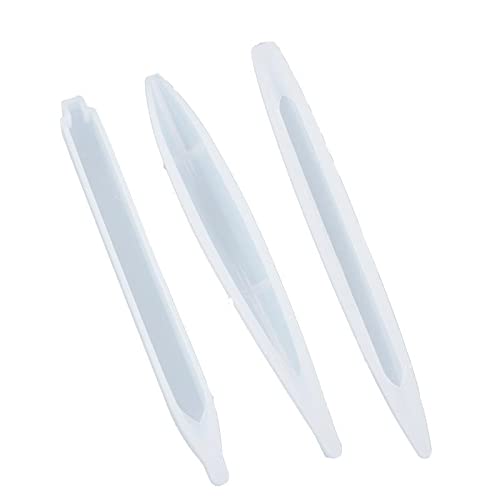 Silicone Resin Pen Molds Set of 3 Different Design Molds Epoxy Resin Mould Crystal Pen Mold for DIY Craft-picture-14