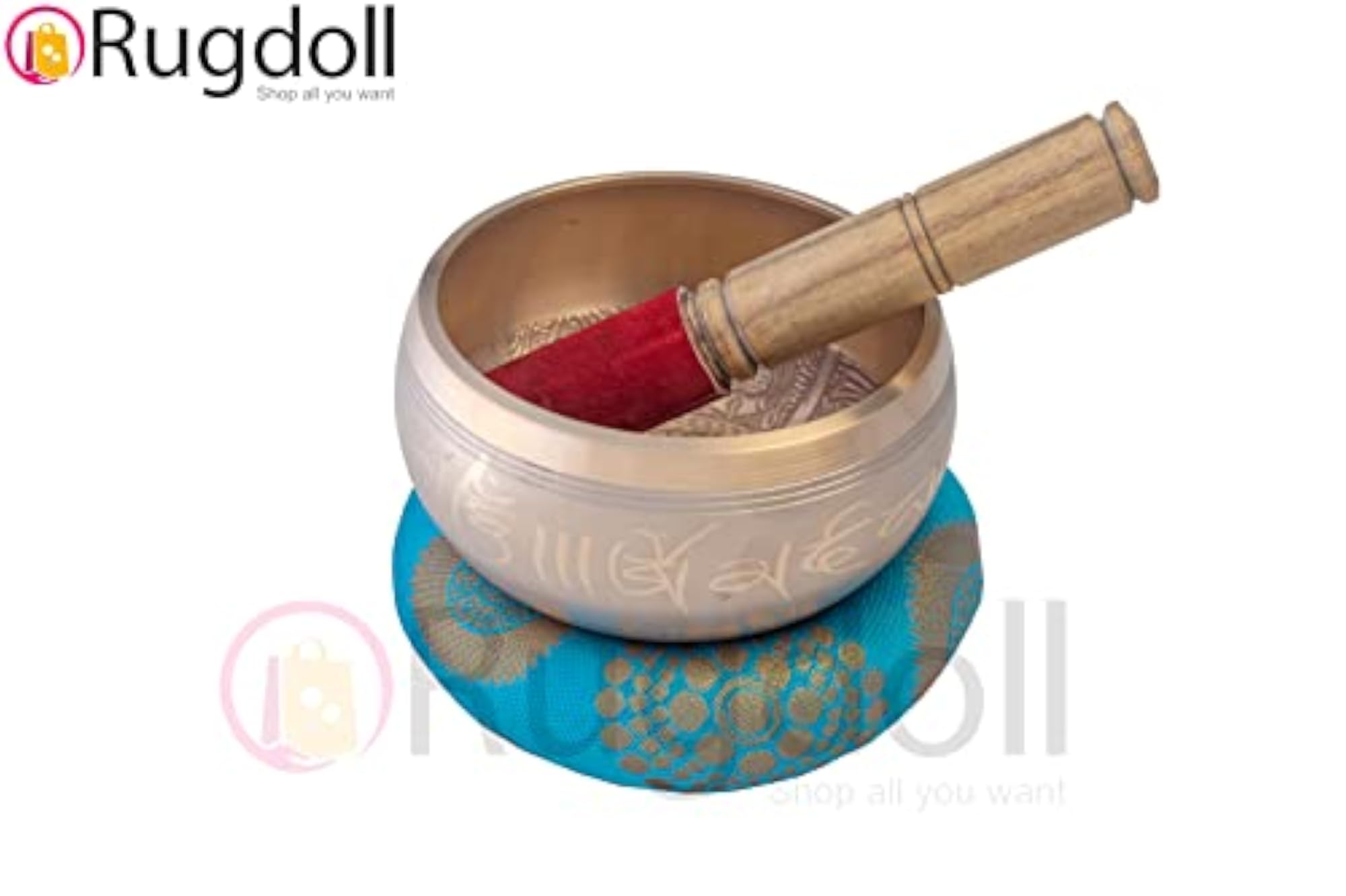 4 Inch Tibetan Singing Bowl with Wooden Stick