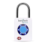 BENJILOCK BY HAMPTON TSA-Approved Fingerprint Padlock (White)
