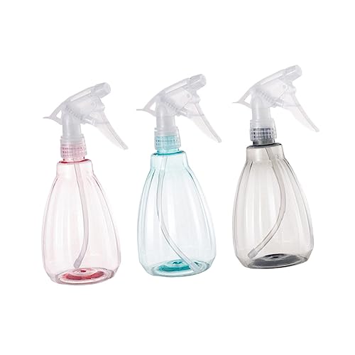 KONTONTY Lot De 3 Flacons Pulvérisateurs 550 Ml Pour Jardinage Et Beauté, Flacons Vaporisateurs Rechargeables Gris, Vert, Rose, Arrosoir à Fleurs Extérieur Polyvalent