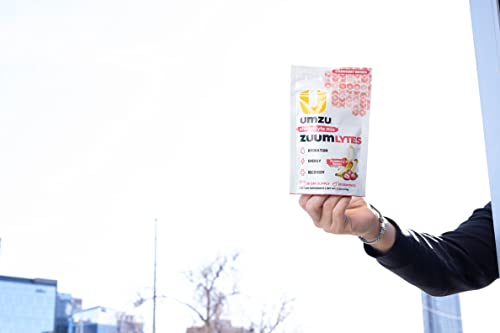 Umzu Zuum Lytes - Electrolyte Drink Powder, Energy, Hydration, Workout Recovery Support, B Vitamins, Vitamin C, Zinc, Strawberry Banana Flavor (1 Scoop Per Serving, 30 Servings) #TOP6