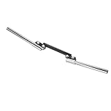 Yctze Motorradladung 22 Mm Lenker für Sportwagen Straßenbahn ATV Roller Fahrzeug Hochwertige Silberne Edelstahlhöhe (SILVER)