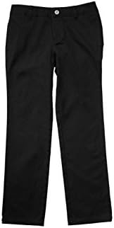 French Toast Girls’ Adjustable Waist Stretch Twill Straight Leg Pant (Standard & Plus)