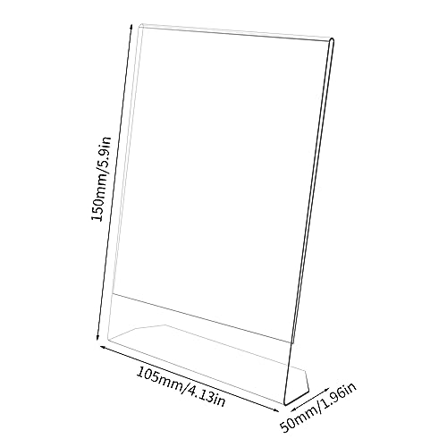 Heavenlife Porta Cartelli in Acrilico, Espositore