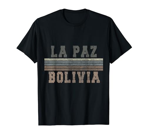 Retro La Paz Bolivia Camiseta