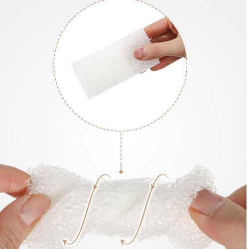 Image of 30PCS Multipurpose Kitchen Scrub Sponges,All-Purpose Sponges,Multi Layer Sponge,Layered Sponge Versatile and Tearable, Non Scratch, for Washing and Cleaning Dishes