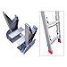 Menolana 2x Extension Rung Locks Aluminum Wear Resistant Professional Easy to Install Hardware High Performance Replacing Ladder Parts, All Aluminum Locks