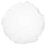 Hemobllo Kreative Glas Steakplatte Großes Serviertablett aus Glas für Westliche Gerichte und Nudelsalat Wiederverwendbarer Essteller für Haushalt und Mahlzeiten