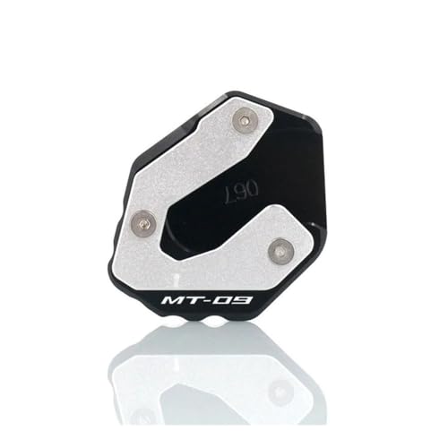 Extension de béquille moto MT-09 pour éviter les chutes sur sol meuble