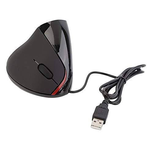 Accessoires Souris - 5D Souris de Jeu Optique Filaire avec USB Portable 2400DPI 2.4GH Souris Verticale Verticale Ergonomique pour Ordinateur de Bureau et Ordinateur Portable -Noir Cover