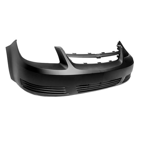 Image of FitParts Compatible with Chevrolet Cobalt 2005-2010 Front Bumper Cover | CAPA Certified, Primed, Without Fog Lights Holes, Sedan /Coupe, Ready to Paint, OEM 19120183, GM1000733