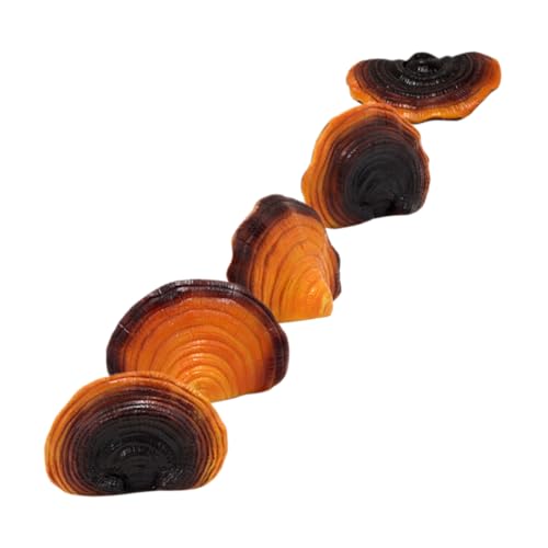 Décoration de jardin en résine Milisten : 4 micro ornements Ganoderma résistants aux intempéries - 4