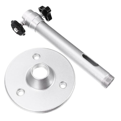 LOLIPPYY Supporto per Proiettore da Parete e Soffitto in Alluminio Staffa Girevole per Casa e Ufficio Montaggio Facile e Compatibile Maggior Parte dei Videoproiettori