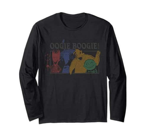 T-shirt Oogie Boogie manches longues pour éviter les hauts rêches qui se déforment