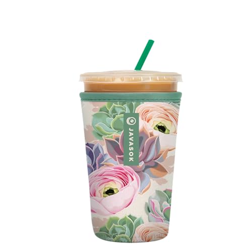 Sok-It-Java-Sok-Iced-Coffee-Cold-Soda-Insulated-Neoprene-Cup-Sleeve-Pastel-Splendor-Medium-22-28oz Sok It Java Sok Iced Coffee Cold Soda Insulated Neoprene Cup Sleeve Pastel Splendor Medium 22 28oz