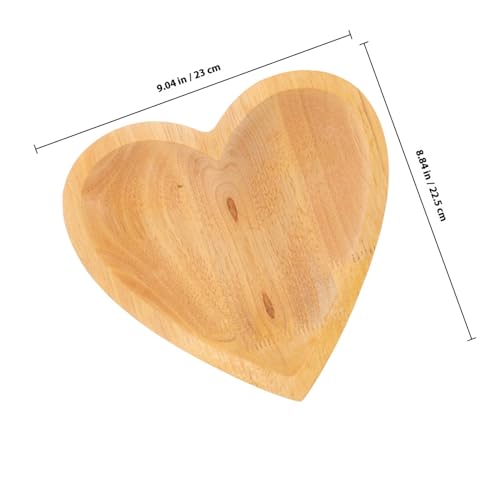 Plateau bois forme cœur : un rangement pratique pour bagues et bijoux - 3
