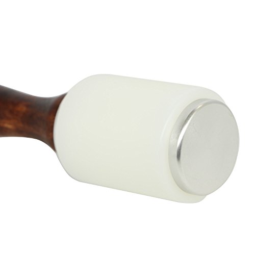 Marteau en nylon Driak avec manche en bois ergonomique pour le repoussage du cuir de vachette