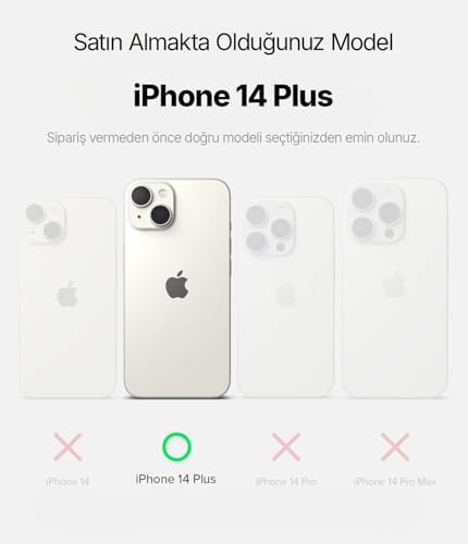 Minesk iPhone 14 Plus için Origin Serisi Premium Kalite Magsafe ile Uyumlu Kılıf Crystal Clear Super Şeffaf Materyal ve İnceltilmiş 3D Gerçek Manyetik Çember (14 Plus) - Görsel 9