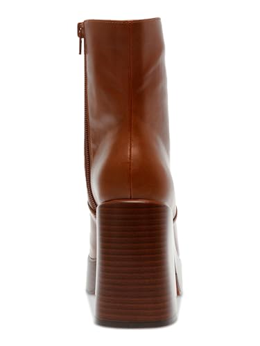 Wild Pair Womens Stellaa Platforms Mid-Calf Mid-Calf Boots Tan 8.5 Medium (B,M)2