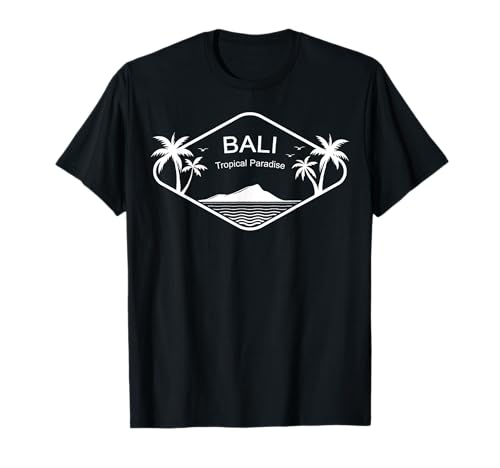 Bali Tropical Paradise Beach Palms Ubud Indonesia Souvenir T-Shirt for