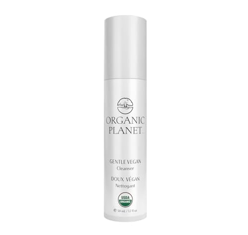 Gentle Vegan Cleanser – USDA Certified Organic Daily Facial Wash with Botanical Extracts – Hydrating & Non-Stripping Formula for Sensitive Skin – 1.7 Fl Oz image 3
