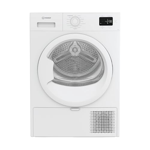 Indesit C YD 83D WW IT – Wäschetrockner, 8 kg, Wärmepumpe, freistehend, Klasse D, 2-in-1-Filter, schneller Zyklus, Eco-Baumwolle, Refresh. 84,6 x 59,8 x 54,5 cm