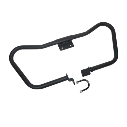 Image of TVS Motorcycle Crash Guard | Black Powder Coated & Heavy Quality Aluminium Crash Guard
