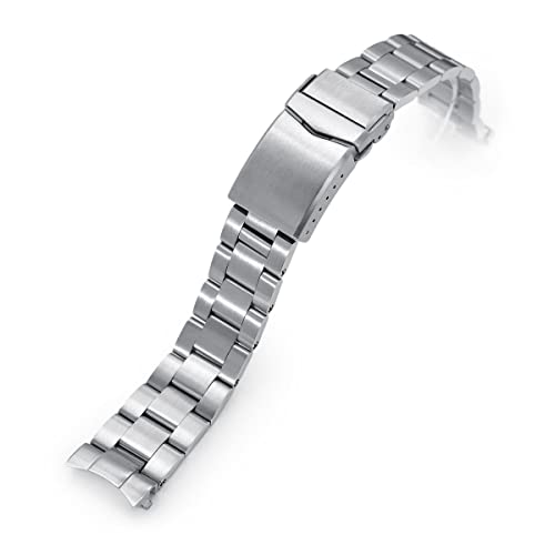 Bracelet Seiko Cocktail SSA345 MiLTAT Super-O Boyer en acier haut de gamme