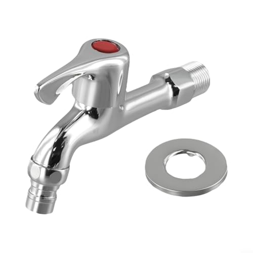 Rubinetto da esterno in ottone cromato, progettato per giardino, cucina e bagno (2#)