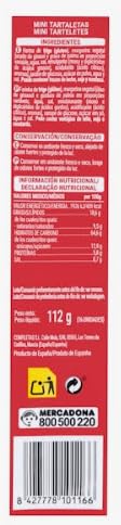 Mini Tartelettes Confiletas Beurre, 16 Unités par Paquet, 112g, Lot de 3 Paquets, Sans Conservateurs Artificiels