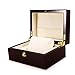 HONGFEISHANGMAO Organizador de Reloj Caja de Almacenamiento de Reloj de Reloj de Gran Capacidad de Gran Capacidad con PU Cojín de Cuero Cajas de Regalo