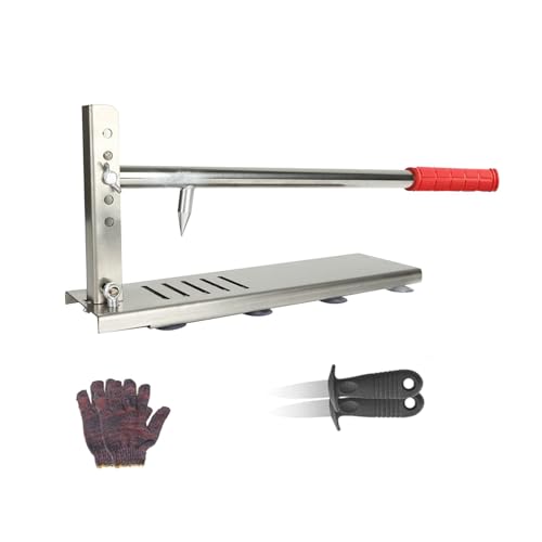 Ouvre Huitre, Oyster Opener Set En Acier Inoxydable, Outils D'ouverture D'huître épaissie, Ouvre-Huître Réglable, Manche Ergonomique, Outil à Fruits de Mer pour Les Ménages Restaurant Et Les Barbecues