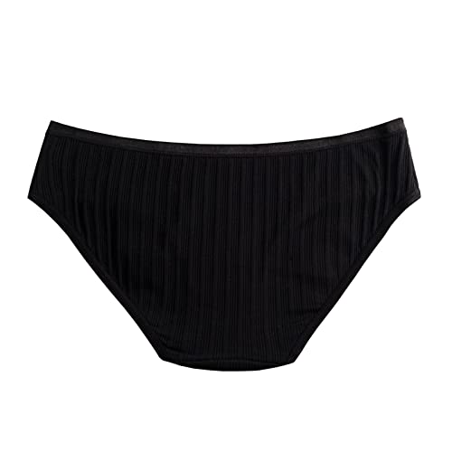 Image of Womens Underwear Cotton Stretch Bikini Comfort Briefs Panties Soft Low Rise 6 Pack