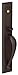 Baldwin Hardware M504.112.Lent Mortise Handle Set